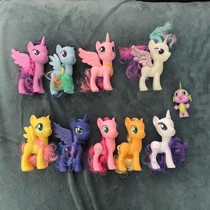 My Little Pony Set - Large Size dolls, set of 10. Like New